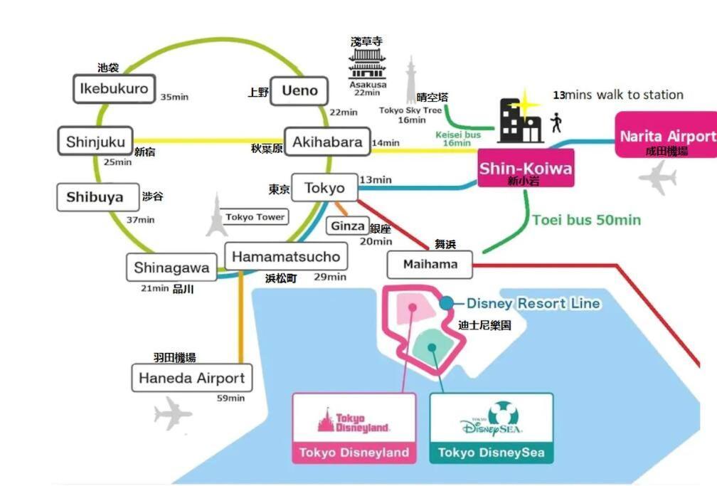 Casa vacanze Shinkoiwa House At Jr Line.easy To Airport&disney. Tokyo